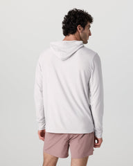 Vuori Strato Tech Hoodie Men's Frost Grey Workout Hoodie
