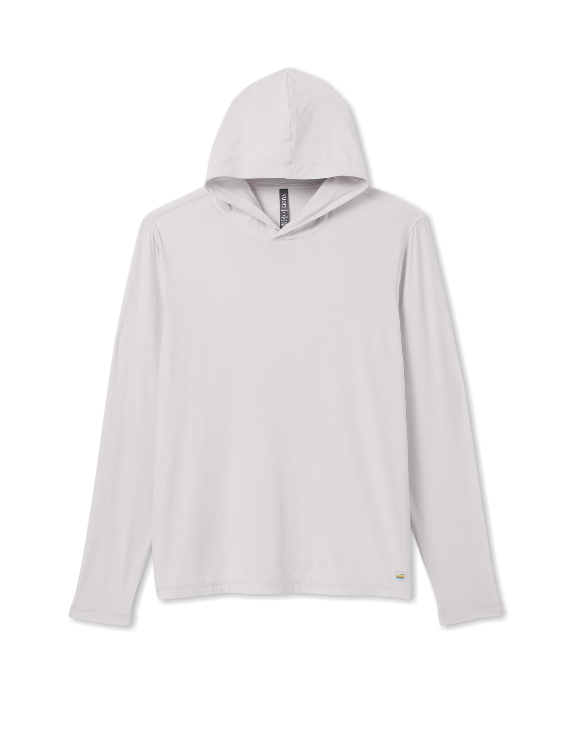 Vuori Strato Tech Hoodie Men's Frost Grey Workout Hoodie
