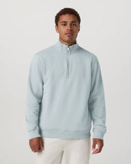 Vuori Seaside 1/2 Zip Classic Men's Blue Haze Pullover