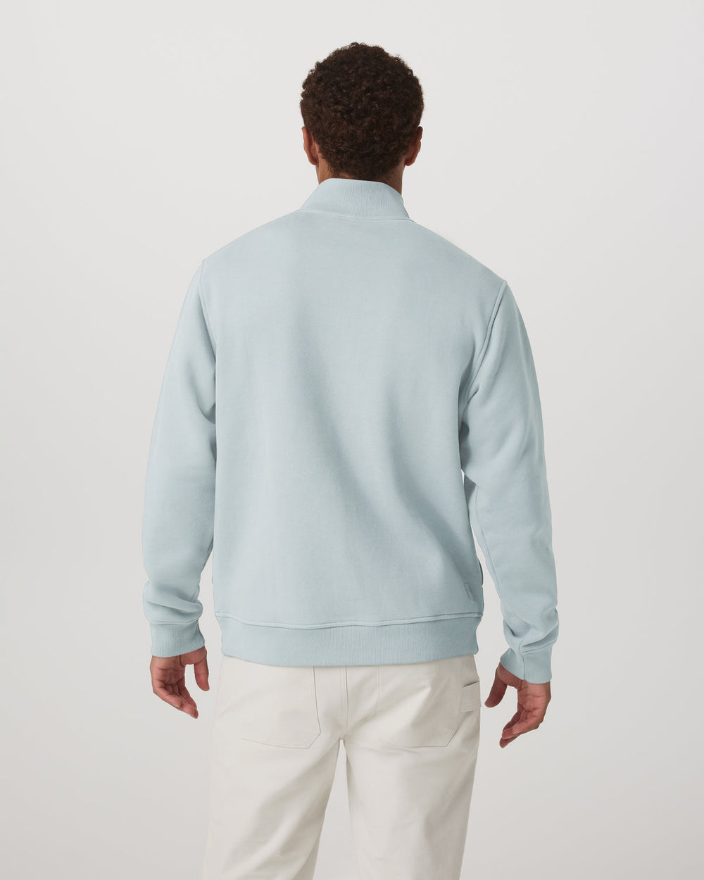 Vuori Seaside 1/2 Zip Classic Men's Blue Haze Pullover
