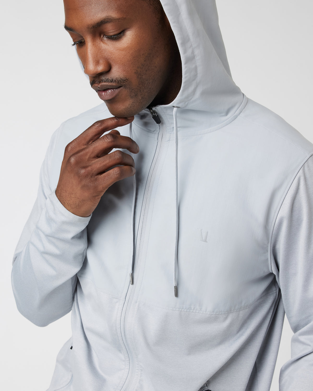 Vuori Sunday Element Jacket Platinum Heather