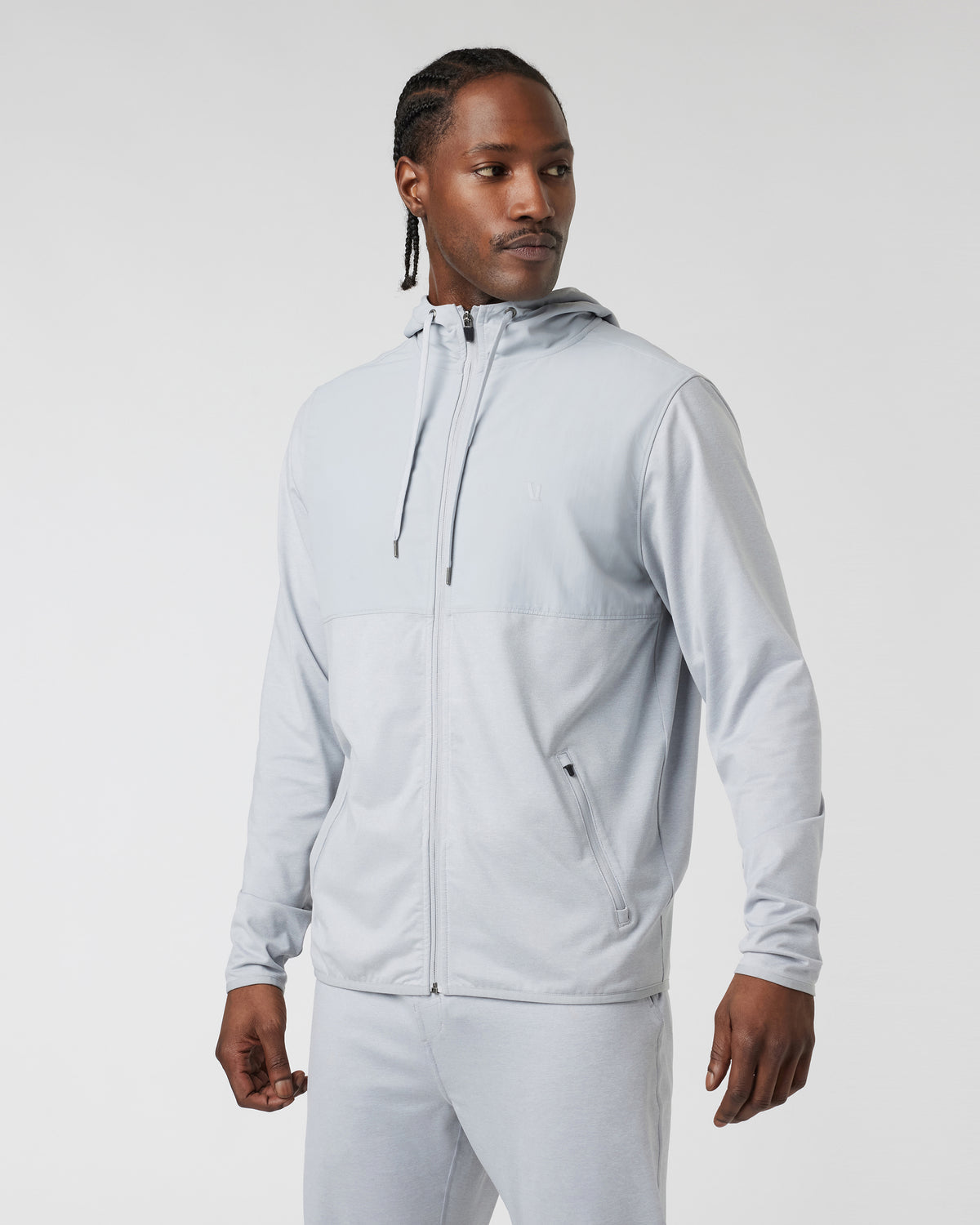 Vuori Sunday Element Jacket Platinum Heather
