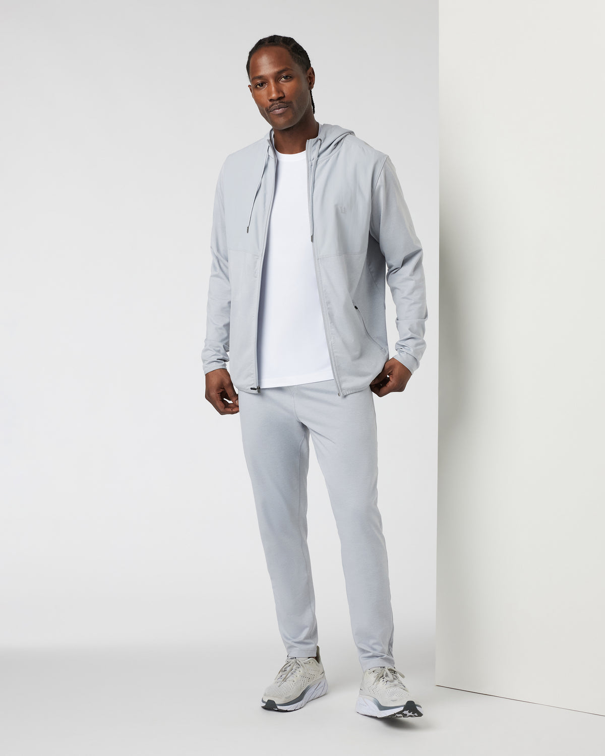 Vuori Sunday Element Jacket Platinum Heather
