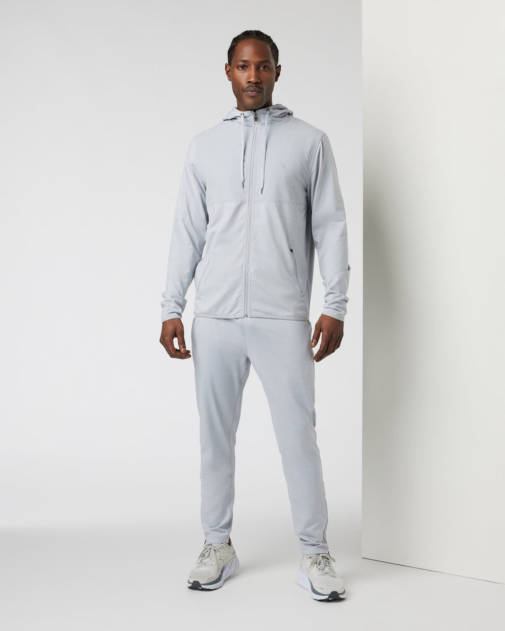 Vuori Sunday Element Jacket Platinum Heather