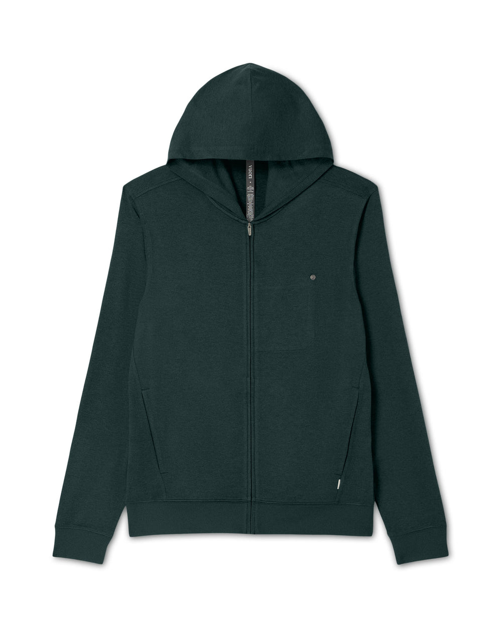 Vuori Ponto Full Zip Hoodie Men's Spruce Heather Hoodie
