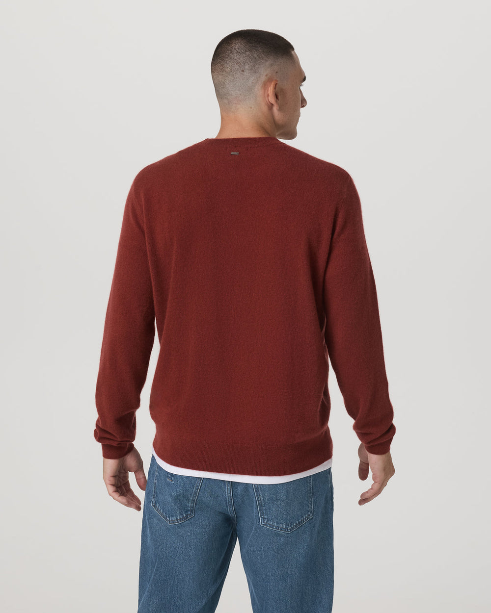 Vuori Berik Cashmere Sweater Men's Spiced Apple Sweater
