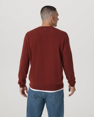Vuori Berik Cashmere Sweater Men's Spiced Apple Sweater