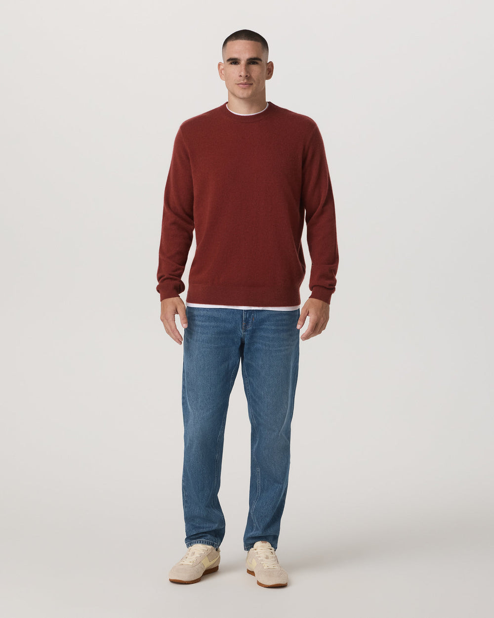 Vuori Berik Cashmere Sweater Men's Spiced Apple Sweater