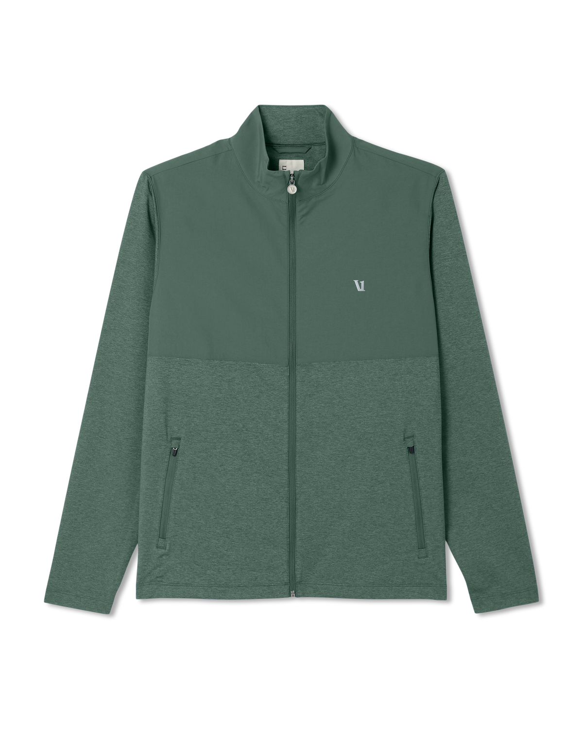 Vuori Men's Sunday Element Track Jacket Agate Green Heather