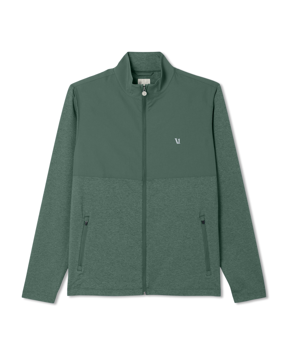 Vuori Men's Sunday Element Track Jacket Agate Green Heather