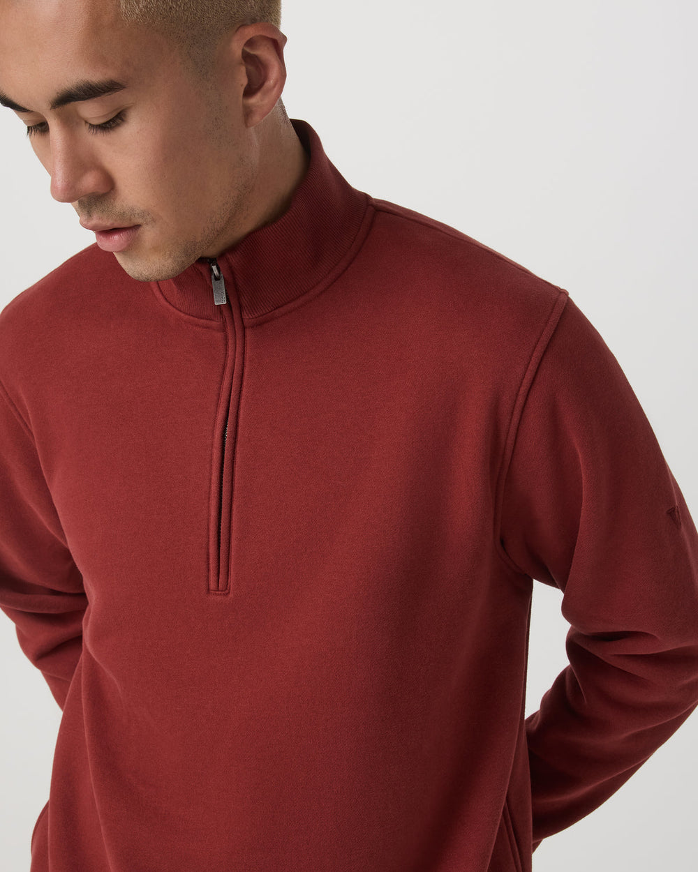 Vuori Seaside 1/2 Zip Classic Men's Spiced Apple Pullover