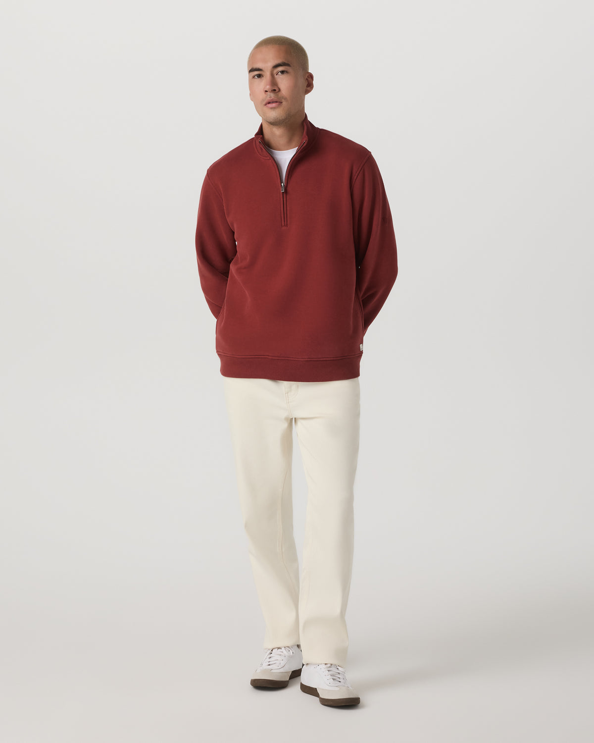 Vuori Seaside 1/2 Zip Classic Men's Spiced Apple Pullover