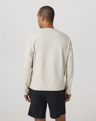 Vuori Coronado Crew - Relaxed Fit Men's Ivory Heather Crew