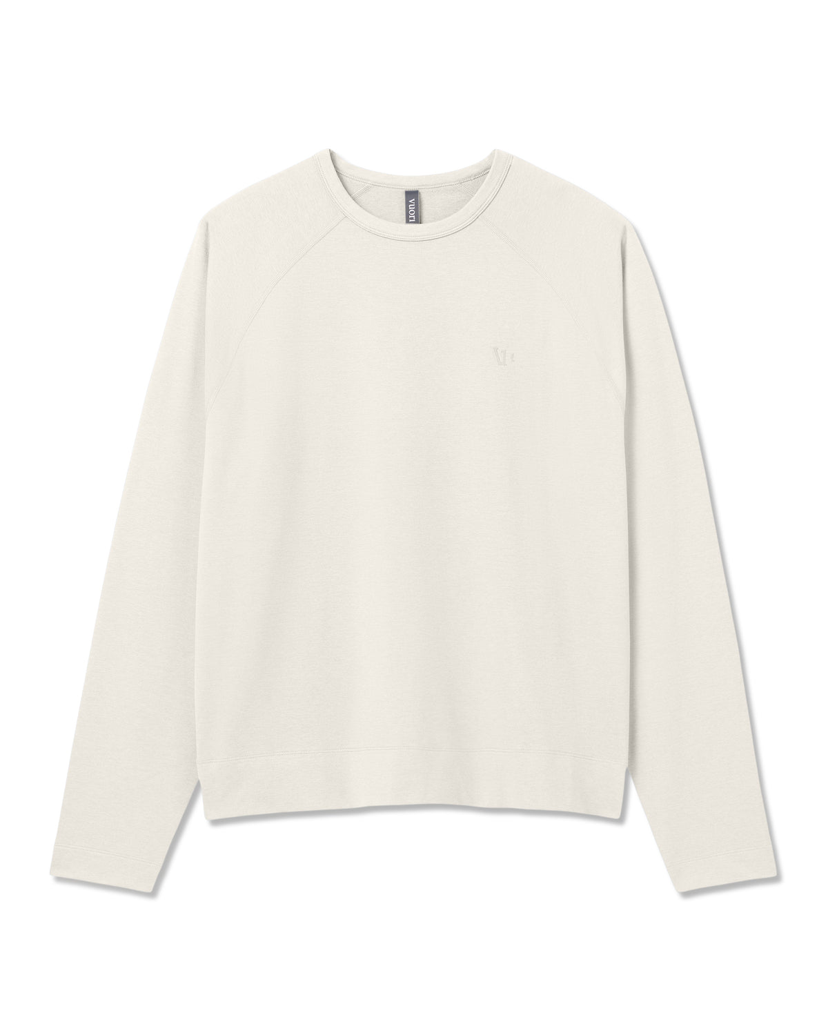 Vuori Coronado Crew - Relaxed Fit Men's Ivory Heather Crew