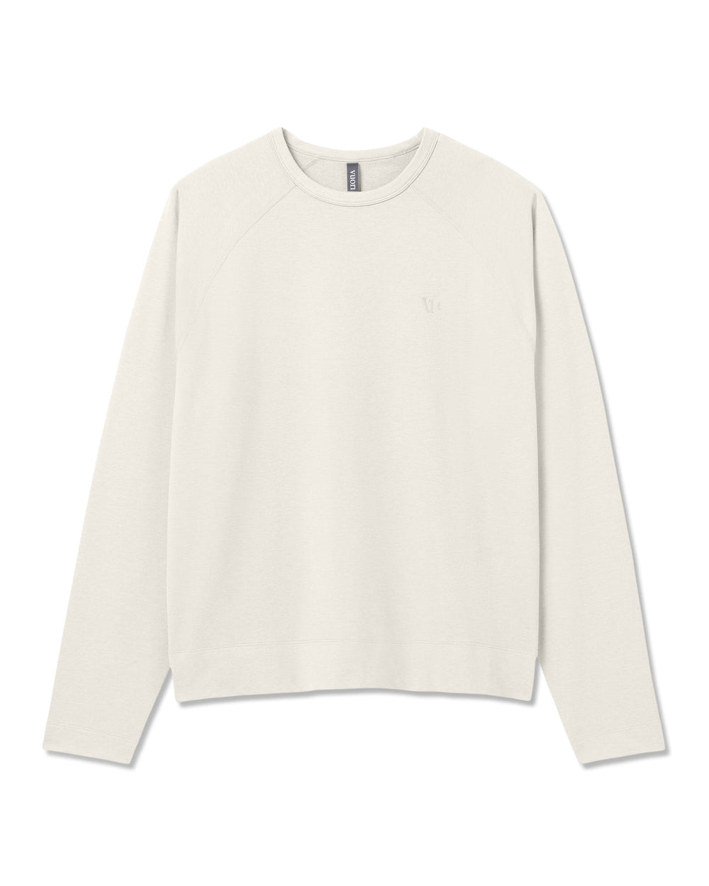 Vuori Coronado Crew - Relaxed Fit Men's Ivory Heather Crew