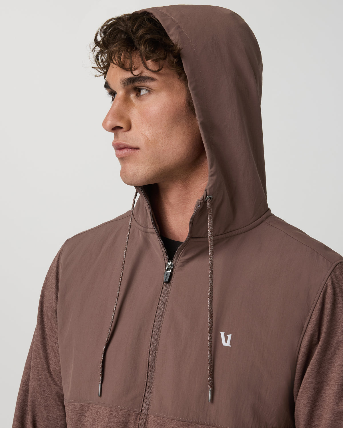 Vuori Sunday Element Jacket Men's Sable Heather Jacket