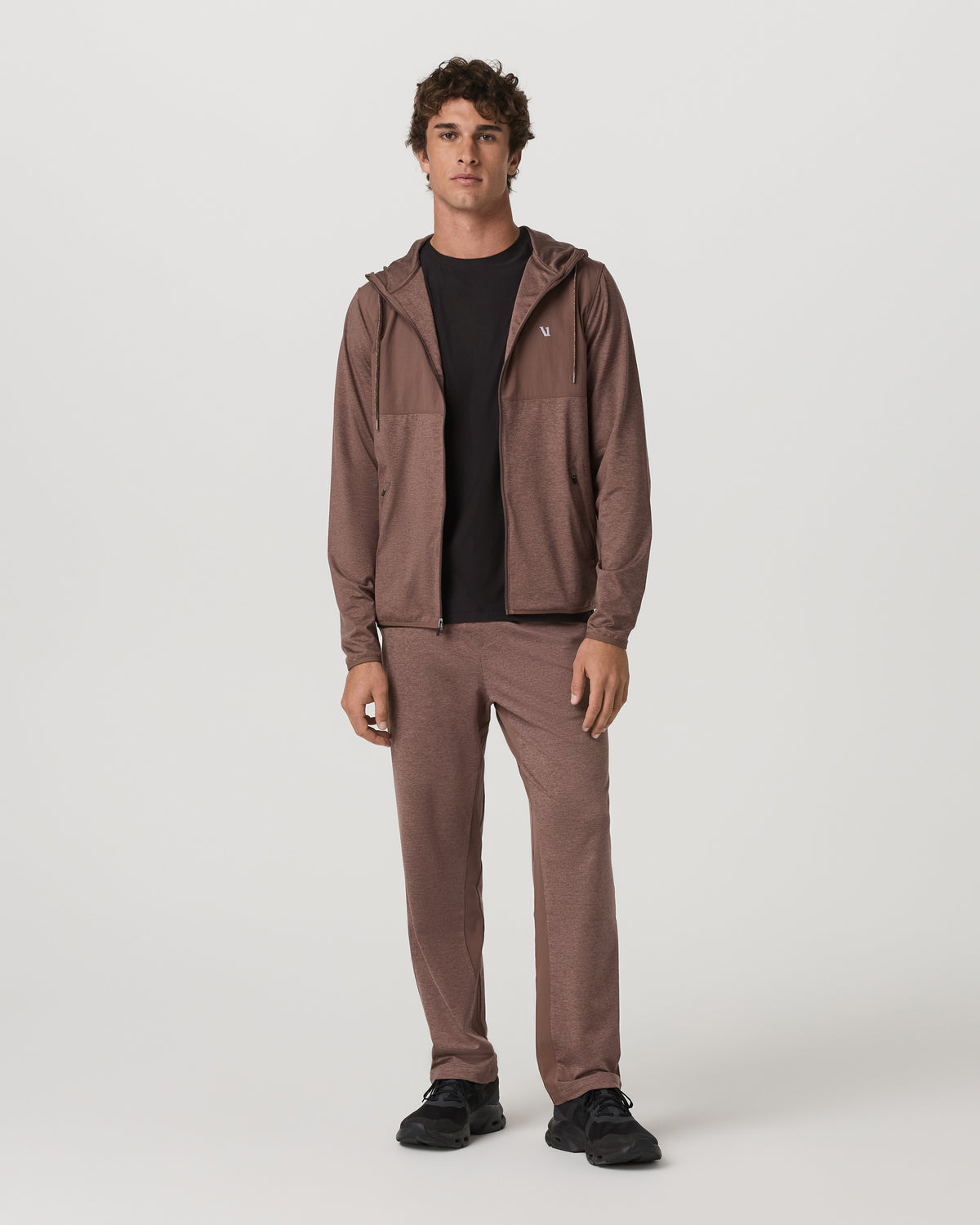 Vuori Sunday Element Jacket Men's Sable Heather Jacket