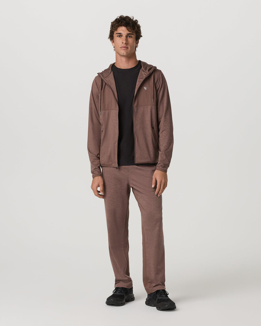 Vuori Sunday Element Jacket Men's Sable Heather Jacket