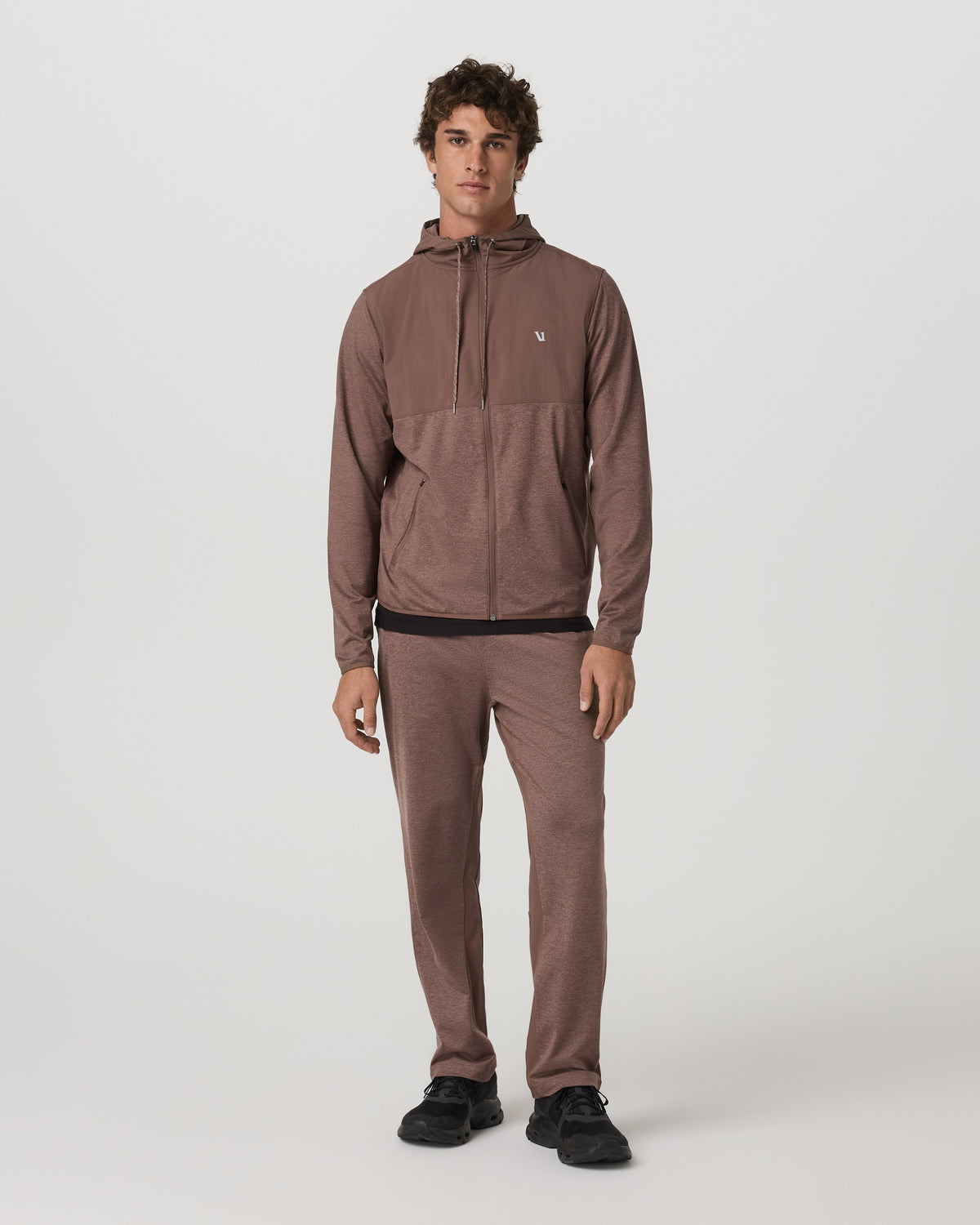 Vuori Sunday Element Jacket Men's Sable Heather Jacket