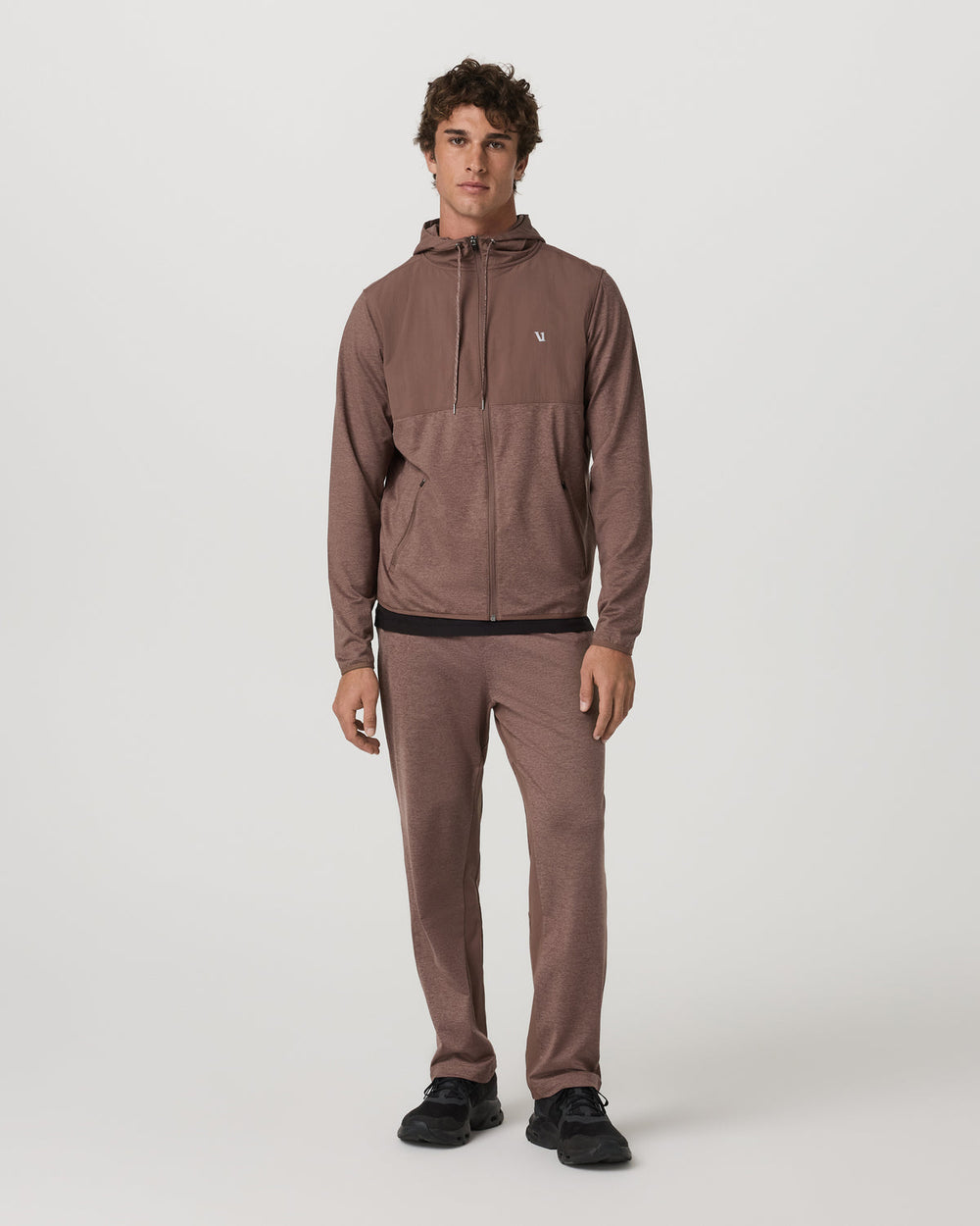 Vuori Sunday Element Jacket Men's Sable Heather Jacket