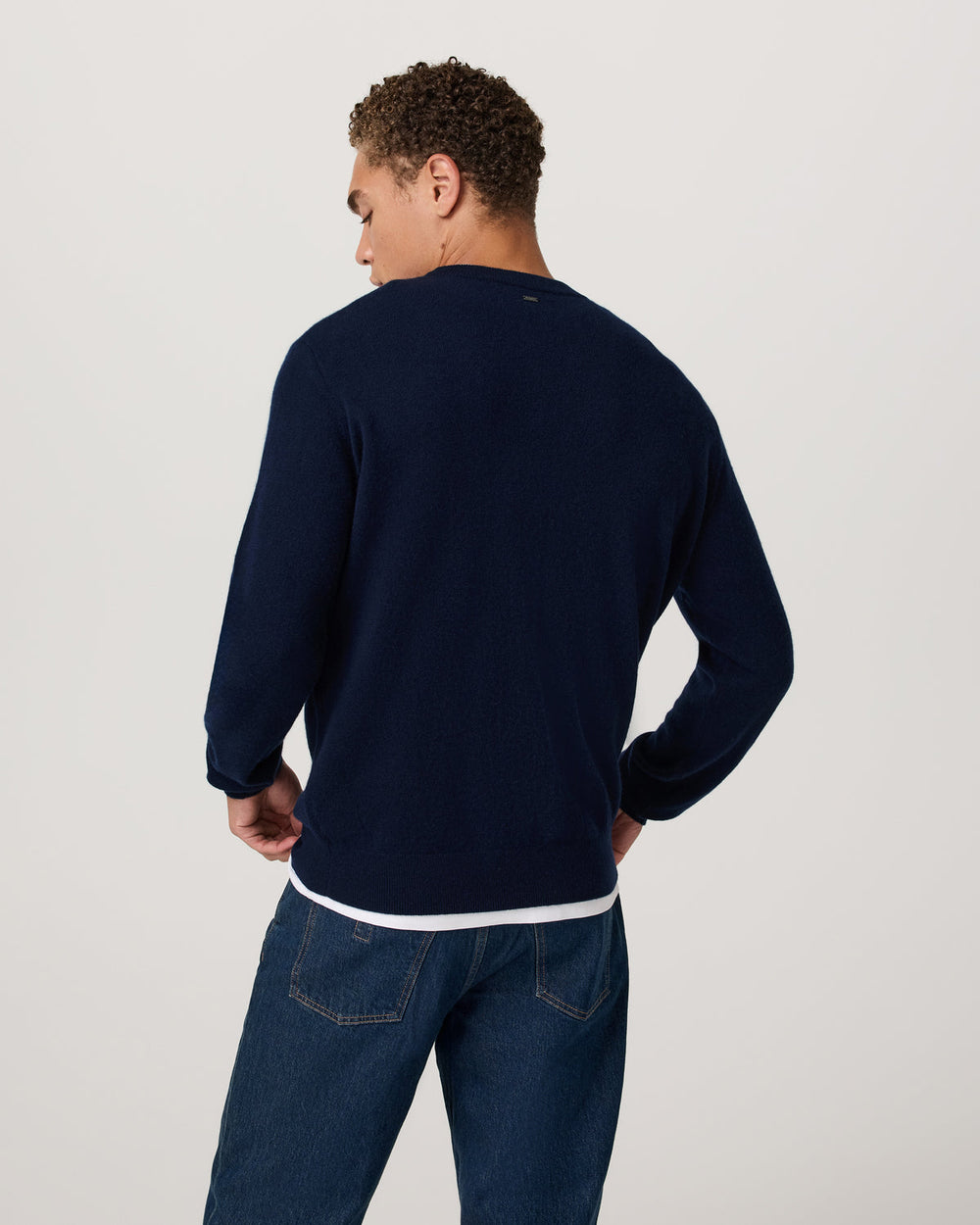 Vuori Berik Cashmere Sweater Men's Sweater in Ink