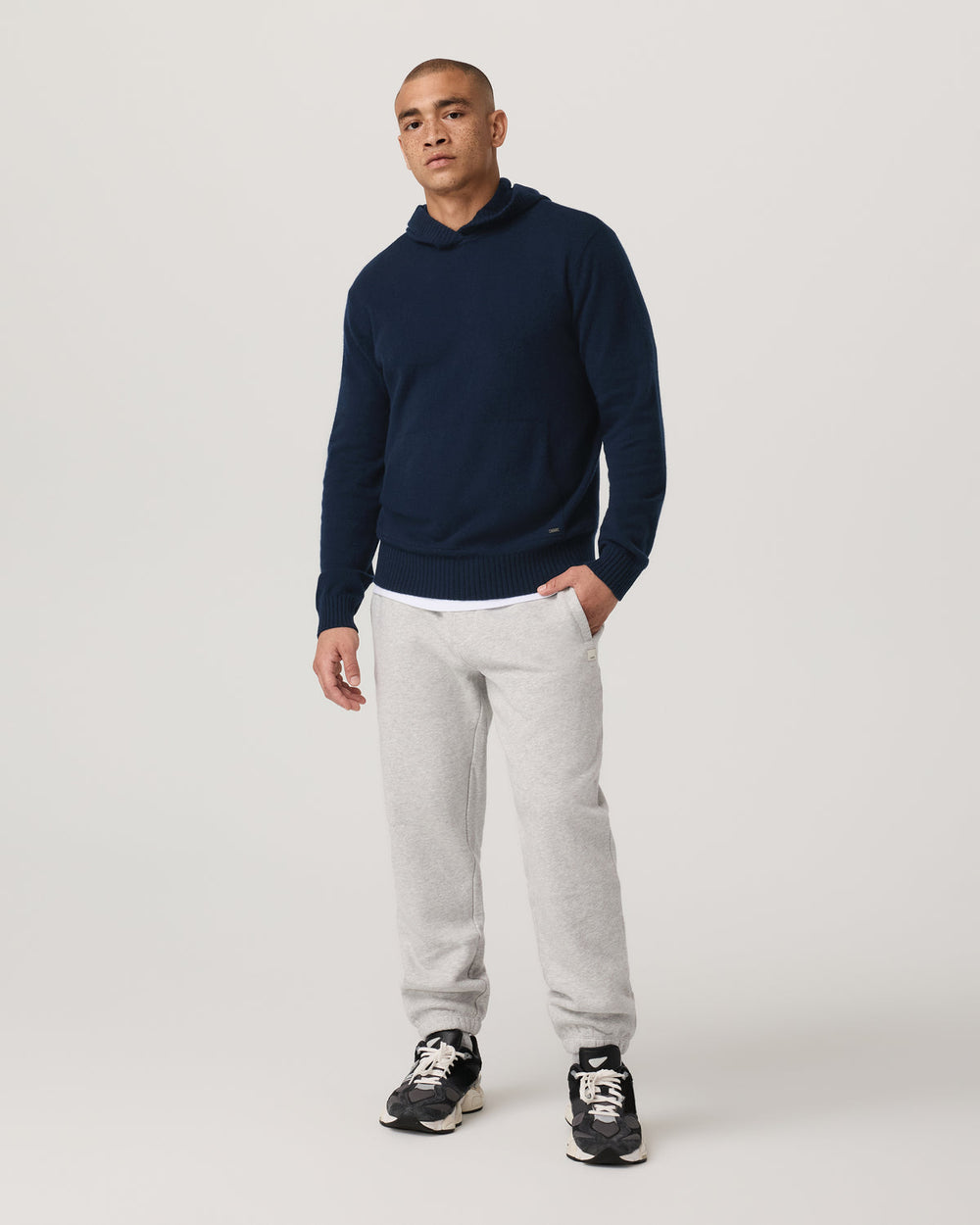 Vuori Berik Cashmere Hoodie Men's Hoodie in Ink