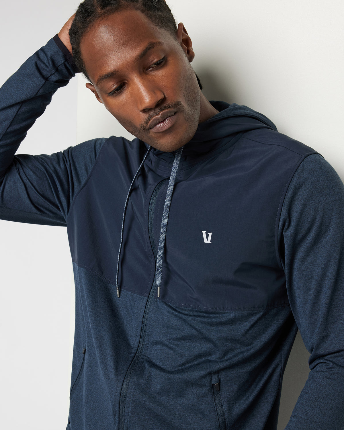 Vuori Sunday Element Jacket Men's Ink Blue Running Jacket