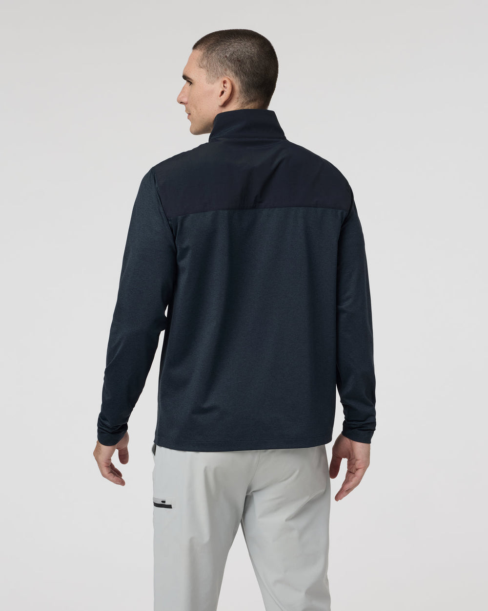 Vuori Sunday Element Half Zip Ink Heather