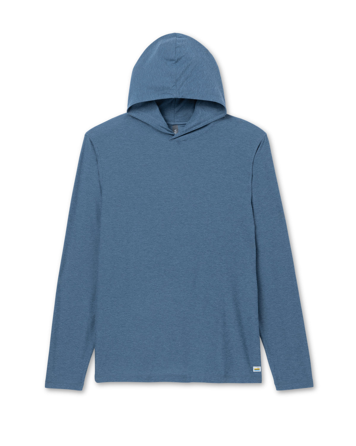 Vuori Strato Tech Hoodie Men's Pool Blue Workout Hoodie