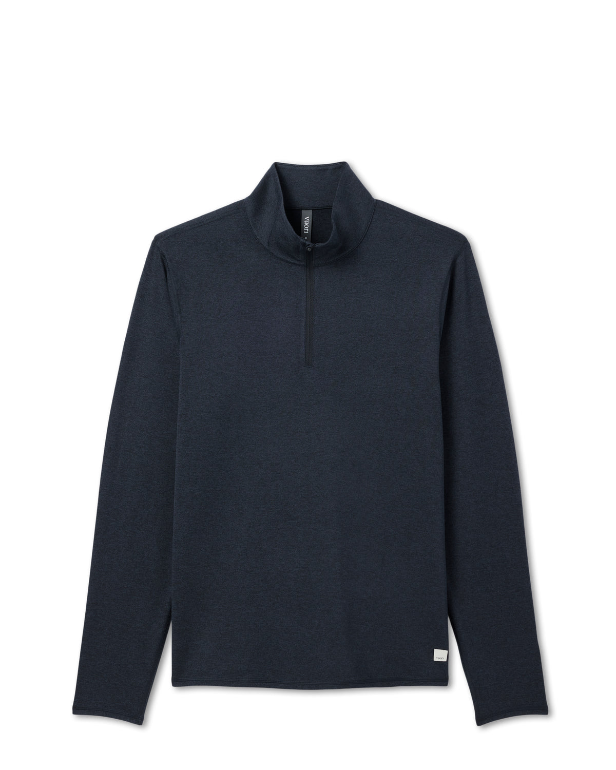 Vuori Ponto Half Zip Mock Neck Ink Heather