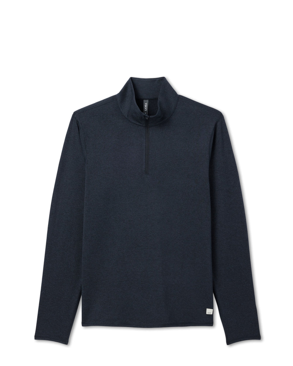 Vuori Ponto Half Zip Mock Neck Ink Heather