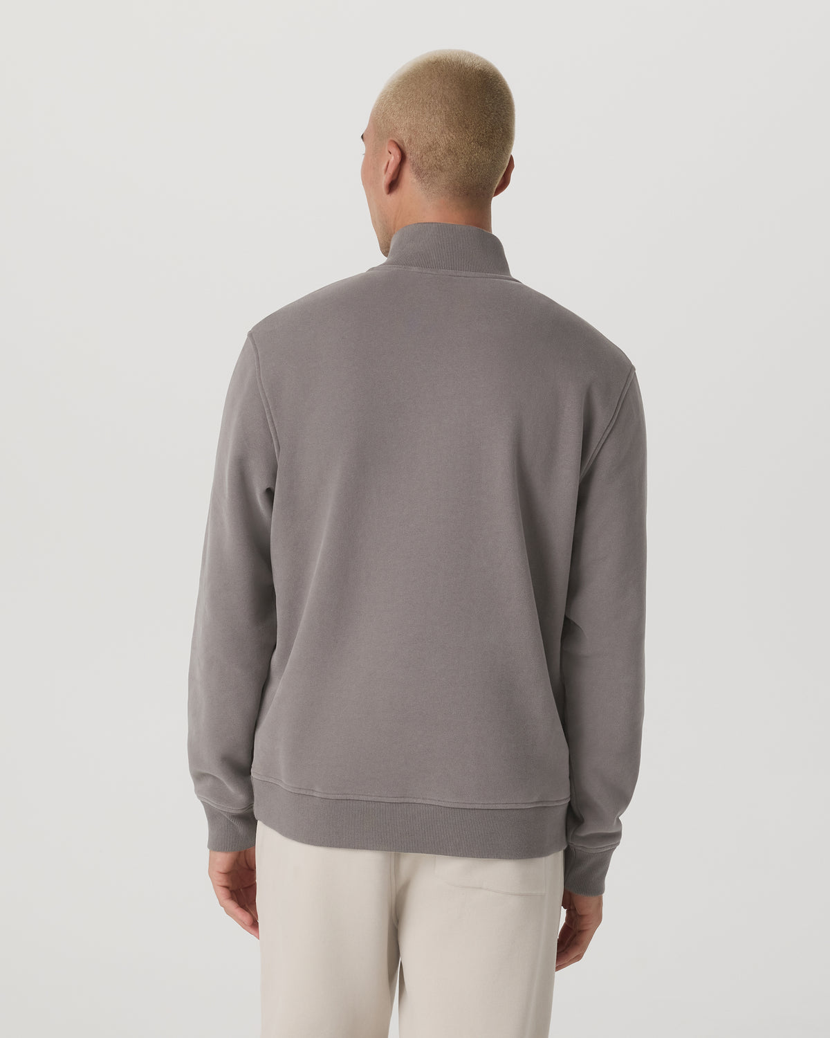 Vuori Seaside 1/2 Zip Classic Men's Cavern Grey Pullover