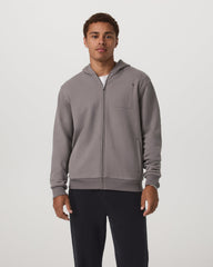Vuori Seaside Full Zip 2.0 Men's Cavern Grey Full Zip Hoodie