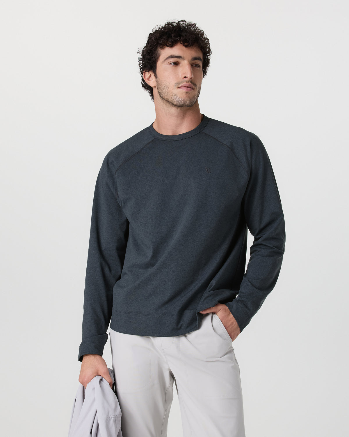 Vuori Coronado Crew Midnight Heather