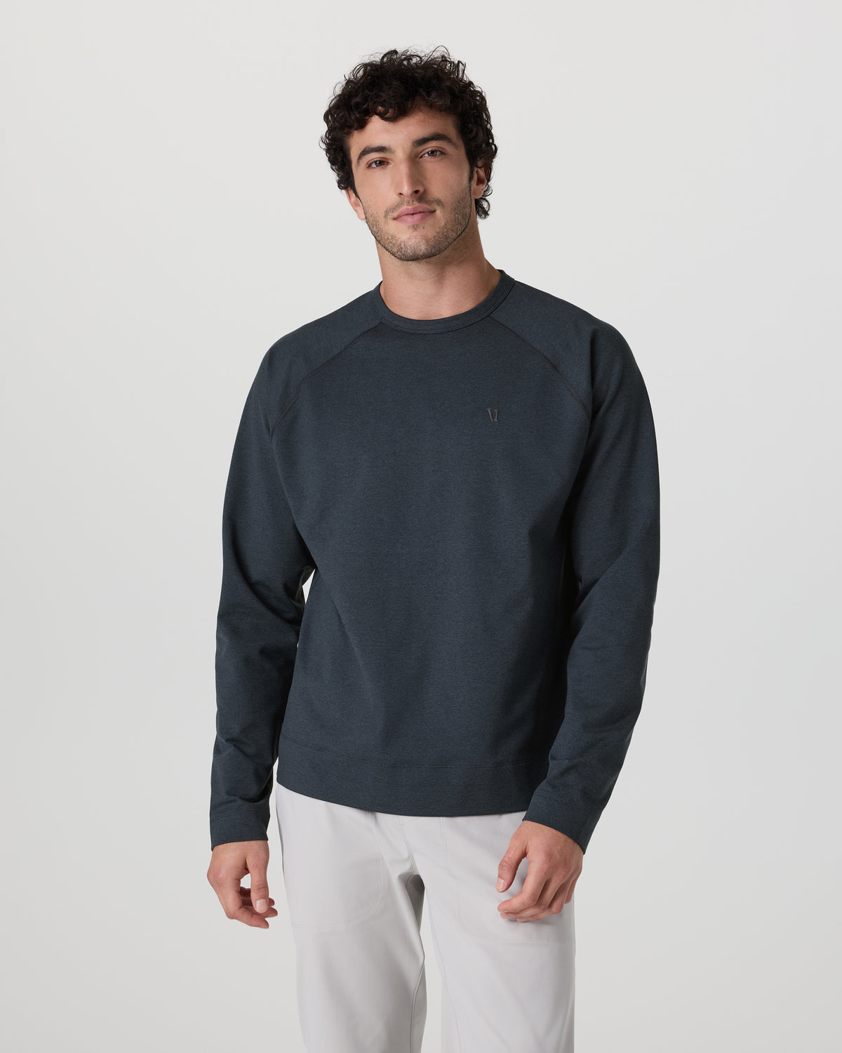 Vuori Coronado Crew Midnight Heather