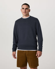 Vuori Cypress Logo Crew Men's Navy Sweatshirt