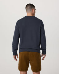 Vuori Cypress Logo Crew Men's Navy Sweatshirt