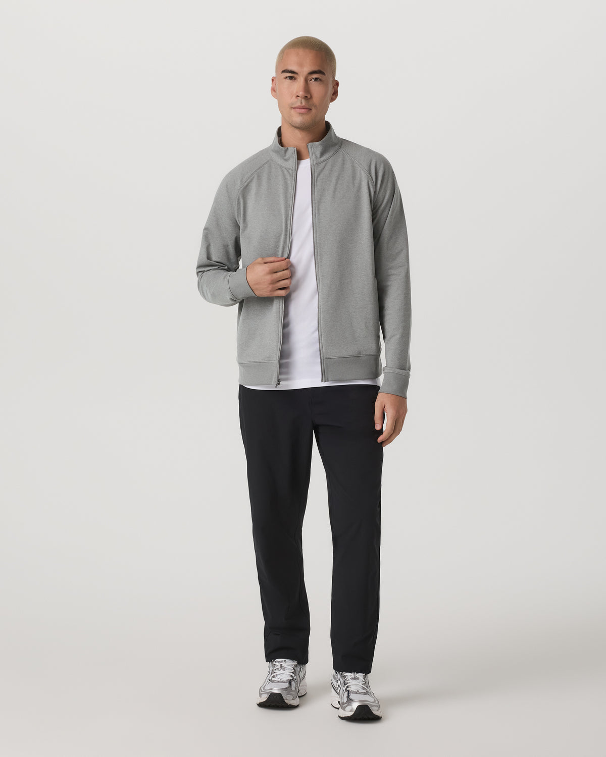 Vuori Coronado Novelty Full Zip Men's Driftwood Heather Jacket