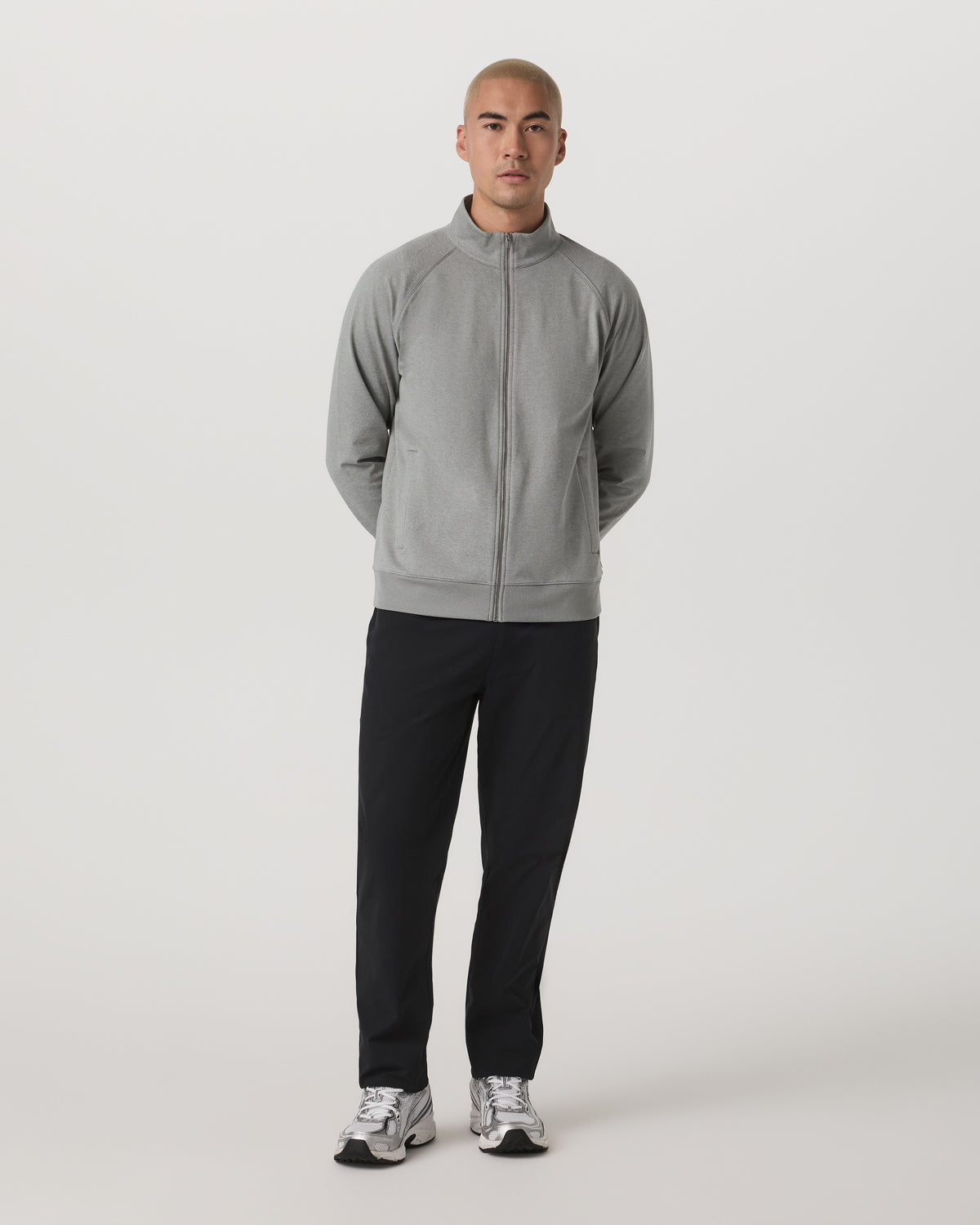 Vuori Coronado Novelty Full Zip Men's Driftwood Heather Jacket