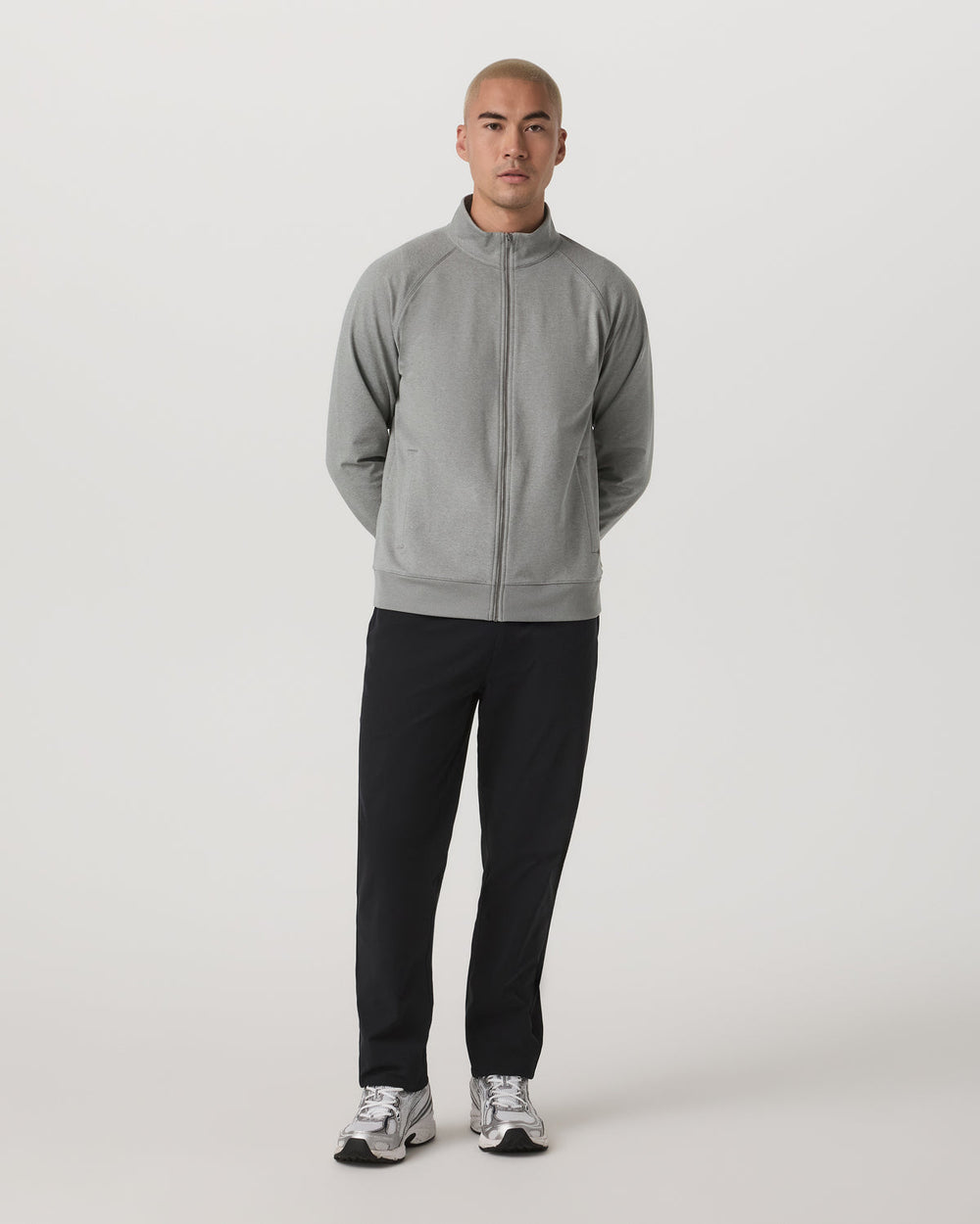 Vuori Coronado Novelty Full Zip Men's Driftwood Heather Jacket