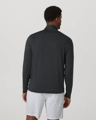 Vuori Ease Performance Half Zip 2.0 Charcoal Heather