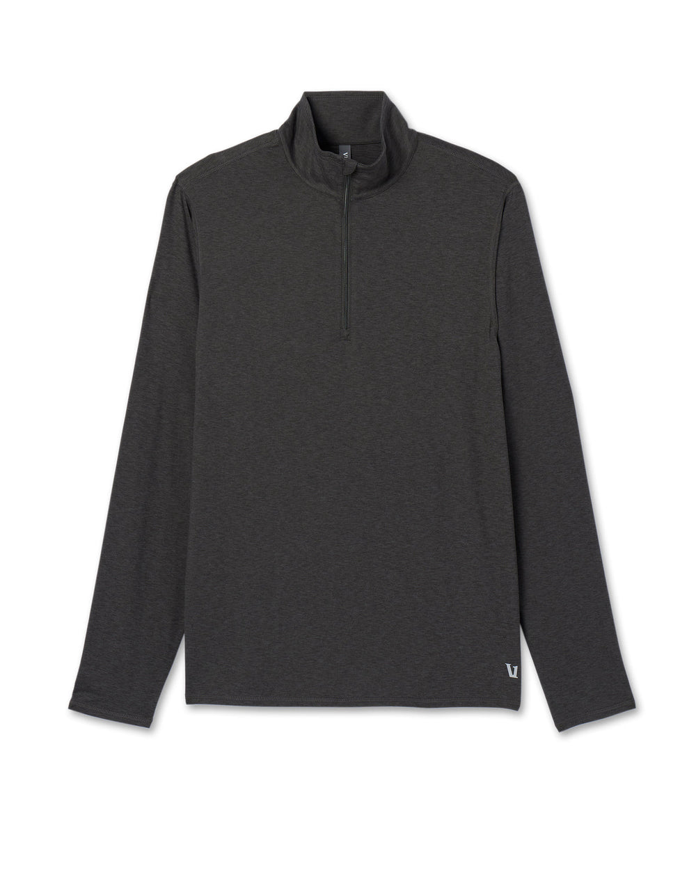 Vuori Ease Performance Half Zip 2.0 Charcoal Heather