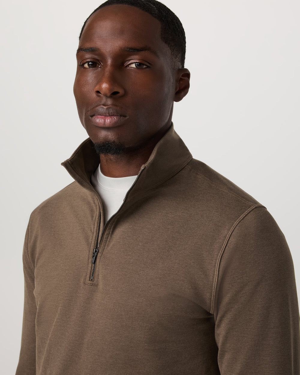 Vuori Coronado 1/2 Zip Men's Espresso Heather Pullover