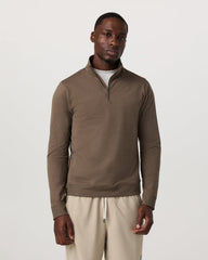 Vuori Coronado 1/2 Zip Men's Espresso Heather Pullover