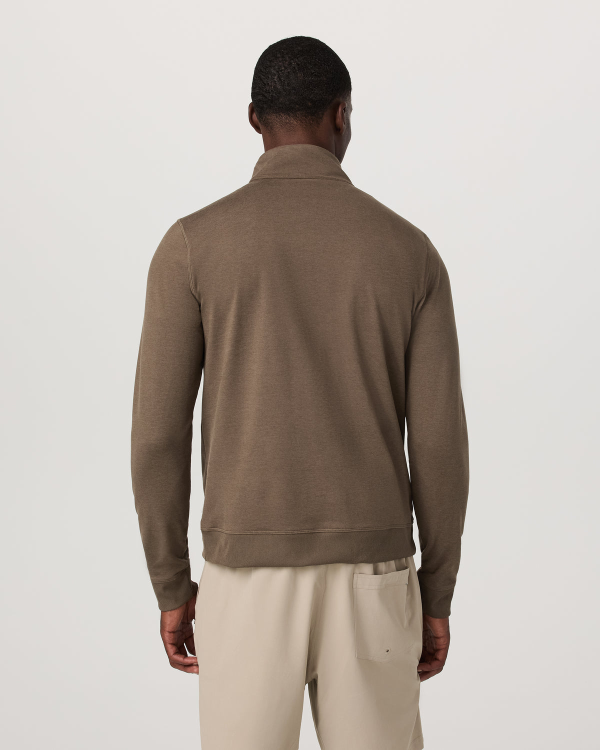 Vuori Coronado 1/2 Zip Men's Espresso Heather Pullover