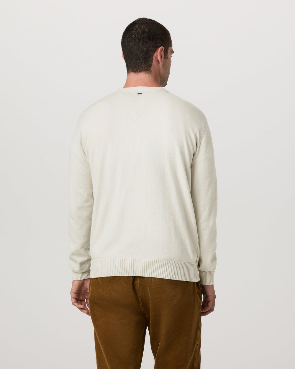 Vuori Fluent Sweater Men's Winter Grey Cashmere Sweater