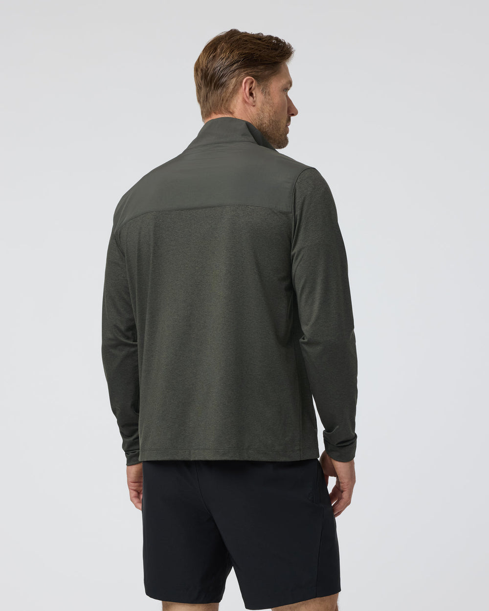 Vuori Sunday Element Track Jacket Kale Heather