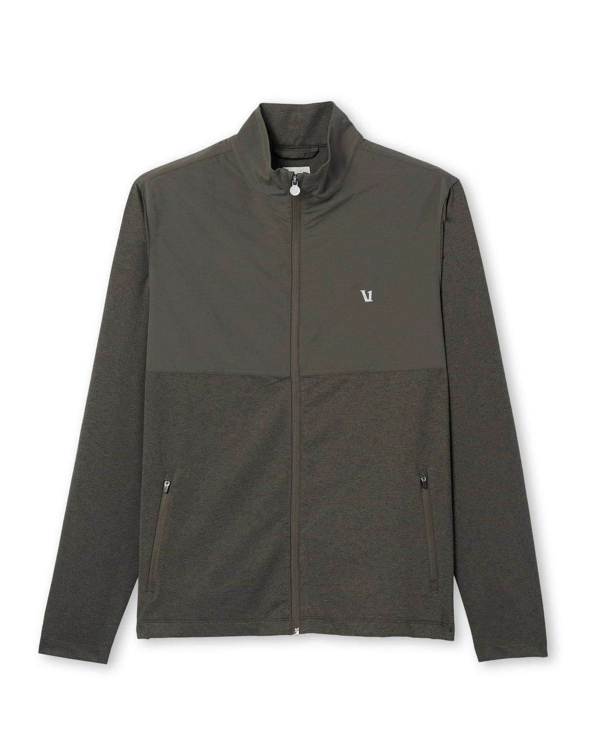 Vuori Sunday Element Track Jacket Kale Heather