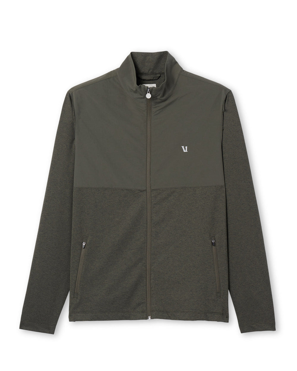 Vuori Sunday Element Track Jacket Kale Heather