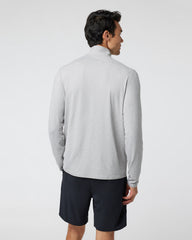 Vuori Ease Performance Half Zip 2.0 Light Heather Grey